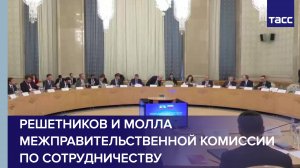 Решетников и министр инноваций Эфиопии на межправительственной комиссии по сотрудничеству