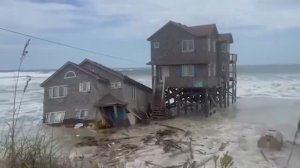 Разрушительные волны снятые на камеру