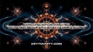ПЕРСОНАЛЬНЫЕ ФАБУЛЫ | ИГРА МАКРОАНГЕЛ | ФАБУЛА МИРА ДУШИ
