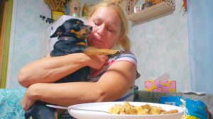 МУКБАНГ с Собакой😛Другой город и все по другому