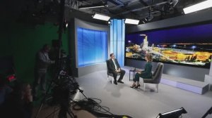 Управляющий директор ЛГОКа Сергей Напольских дал первое большое интервью в студии Медиацентра