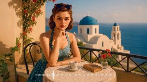 Bossa Nova in Santorini Vintage Jazz Music for Coffee Relaxing