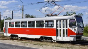 Необычные трамваи на маршруте №10 в Волгограде
