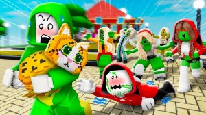 Джей Джей и Майки против зомби! Анимация Роблокс