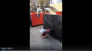 Калориферы на отработанном масле 350 и 200 кВт тесты и электрическая часть