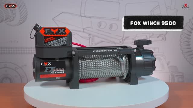 Лебедка FOX WINCH 9500  - в формате 360° смотреть онлайн