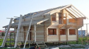 Дом #стройка #двойнойбрус