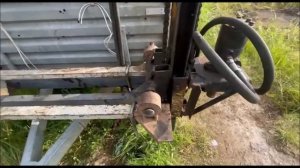 Перевели буртрак на гидравлику!