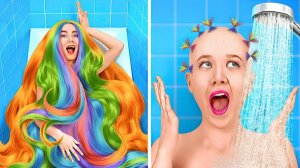 💇♀️ Сумасшедшие проблемы с волосами 😅 Длинные vs короткие | Ла Ла Лайф