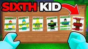 ШЕСТОЙ РЕБЁНОК в игре 99 ночей в лесу в РОБЛОКС