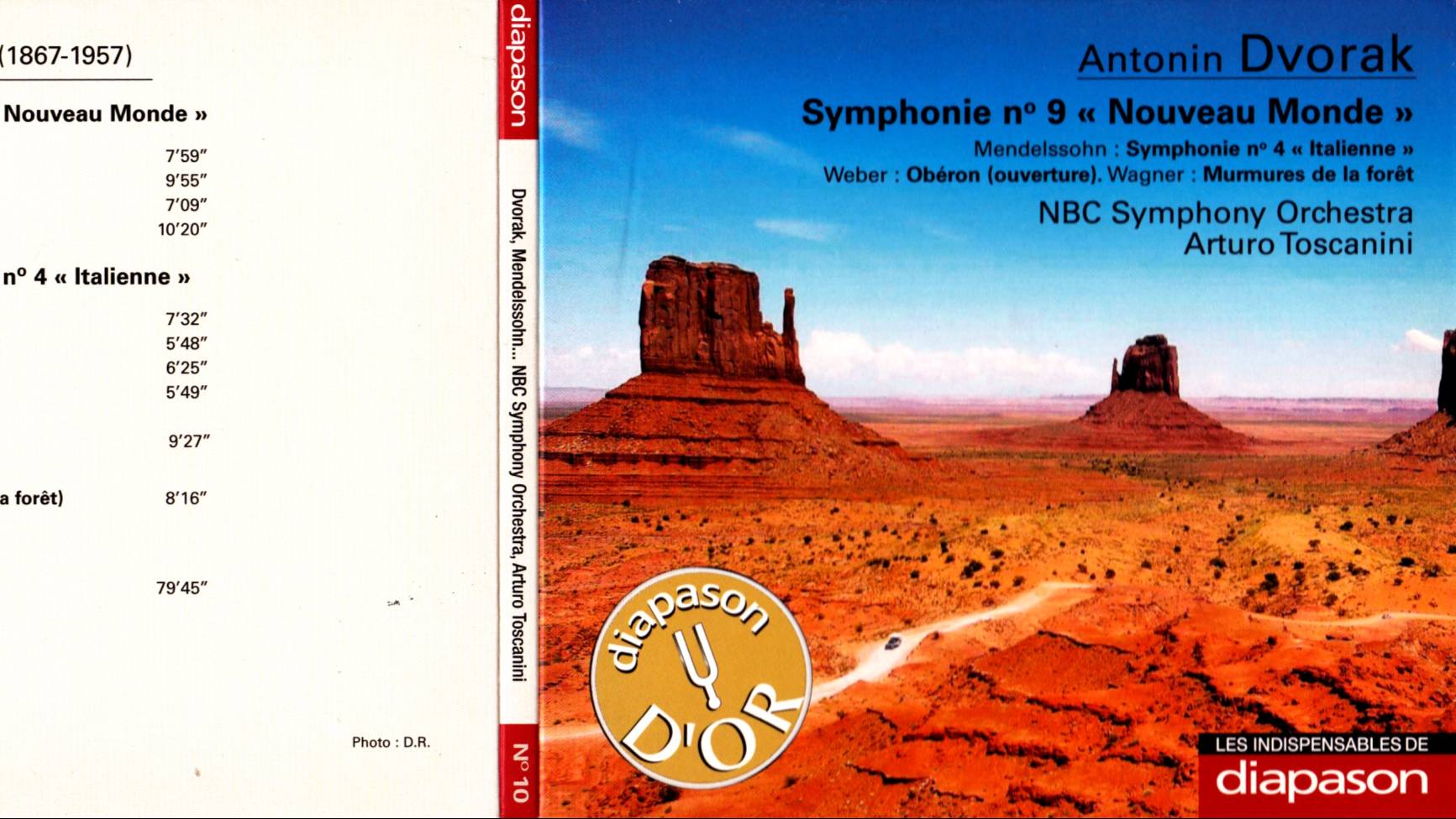 Arturo Toscanini - Dvorak, Symphonie No.9 - Mendelssohn, Symphonie No.4