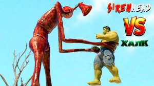 📢 СИРЕНОГОЛОВЫЙ 📢 - против ХАЛКА. Кто круче?