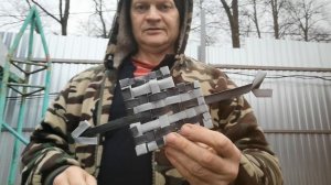 Амурчик из полосок кровельного железа