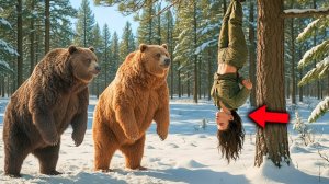 Два Медведя Нашли Лесника, Привязанного К Дереву... То,