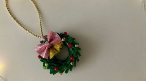 Новогодний веночек / венок из фоамирана