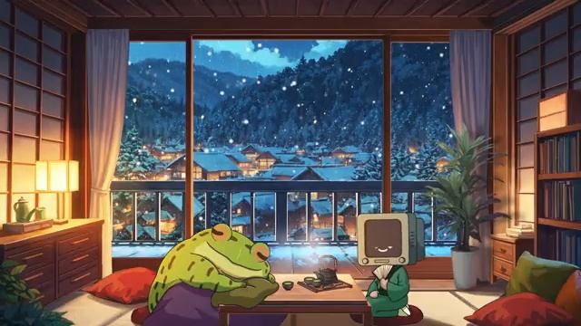 cozy chill guys calm your anxiety relaxing music chill lo-fi hip hop beats смотреть онлайн