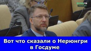 Вот что сказали в Госдуме о Нерюнгри