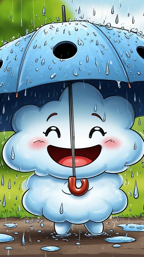 Дырявый зонтик. Весёлая песенка