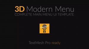 Asset Unity - 3D Modern Menu UI