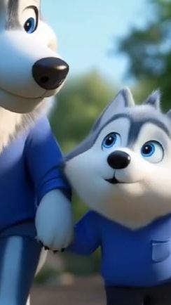 «Придумай свою версию сказки и напиши первые три слова!»#сказкахаска #МояСобачьяСказка #ХаскиПапа