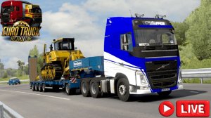 🚚  ETS 2  (1.56)  гоняем по России на модовом Грузовике