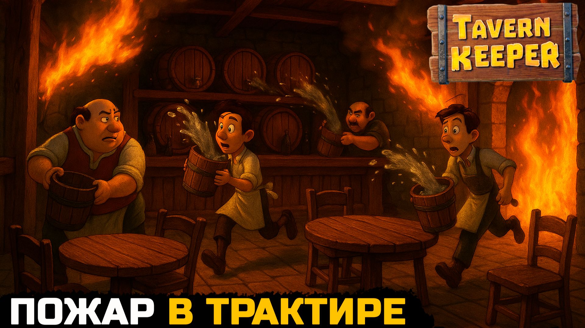 ПОЖАР В ТРАКТИРЕ - Tavern Keeper №5