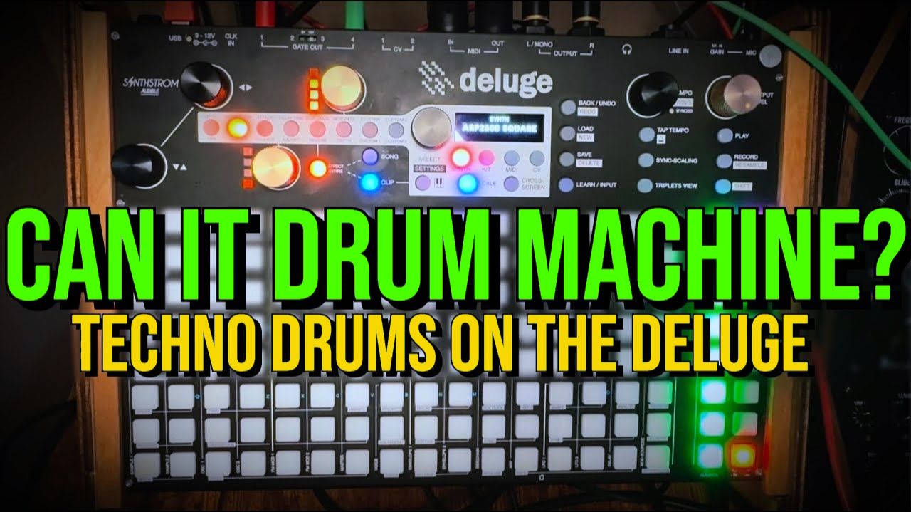 Synthstrom Deluge: Techno Drums