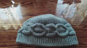 ШАПКА СПИЦАМИ __ ПОДРОБНЫЙ МК