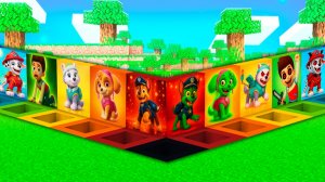 ЩЕНЯЧИЙ ПАТРУЛЬ ВЫБЕРИ ПРАВИЛЬНЫЙ ПОРТАЛ СКАЙ ЗОМБИ РАЙДЕР ГОНЩИК в МАЙНКРАФТ PAW PATROL МУЛЬТИК