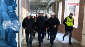 Губернатор Кузбасса проверил, как идет строительство реабилитационного центра в Кемерове