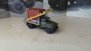 Обзор модели Зил-130 самопогрузчик, масштаб 1:43, Автоистория+Max-models.