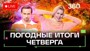 Погода 13 ноября и прогноз на завтра. Подмосковье. Трансляция 360