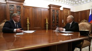 Владимир Путин встретился с губернатором Астраханской области Игорем Бабушкиным, 13 ноября 2025 года