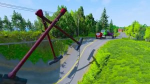 МУЛЬТИКИ ПРО МАШИНКИ. Смотри, как машинки устраивают цирк на дороге!