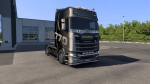 Euro Truck Simulator 2.Вечерний выезд