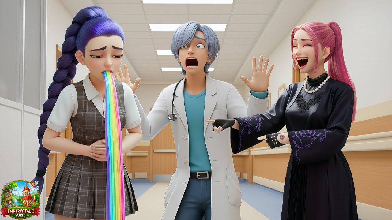 Спасаю Руми от заговора Миры с отравлением KPOP Demon Hunters смотреть онлайн