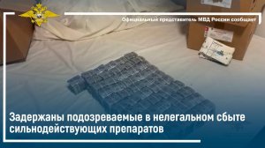 Задержаны подозреваемые в нелегальном сбыте сильнодействующих препаратов