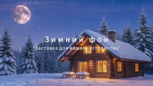 Окно в зиму: Живая картина.