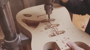 Stratocaster с грифом ручной работы ч.1 БЕЗ тремоло | Создание гитар