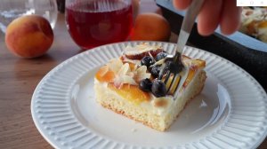 Творожный пирог с кремом