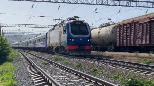 проезжающие поезда Казахстана ч.15