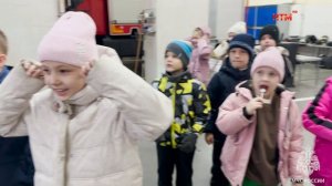 Пожарно-спасательную часть №1 Республики Мордовия посетили ученики саранской Прогимназии №119