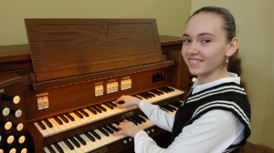 Мария КОРОТЕВСКАЯ (орган). Фрагмент выпускного экзамена (1) Д. Букстехуде, И. С. Бах (2023)