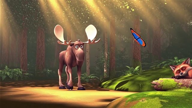 🦌🦊🦋 мульт про лосёнка, лисёнка и бабочку: когда дружба становится крыльями