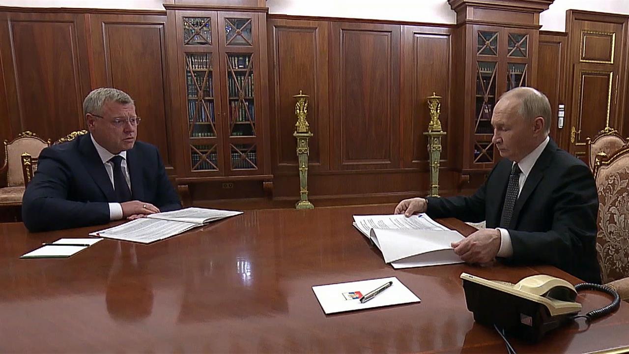 Владимир Путин встретился с главой комиссии Госсовета по вопросам поддержки участников СВО