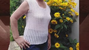 ЭКСПРЕСС МК __ БЕЛЫЙ ТОП КРЮЧКОМ__