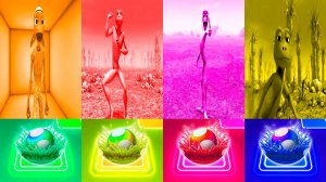 Зелёный Человек Танцует Битва Дама ту косита Alien battle #33 в Tiles Hop - NoV | Dame Tu Cosita