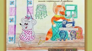 ... бабушка рисует ...