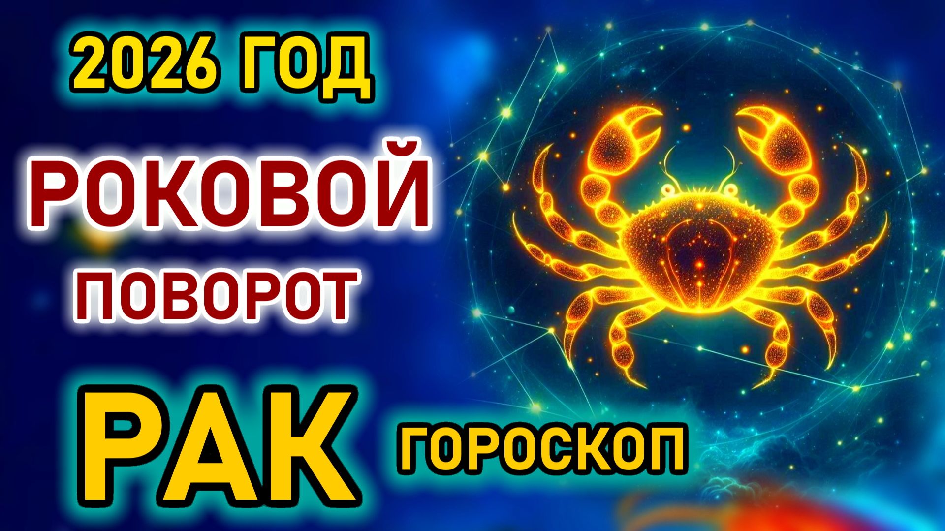 Рак - гороскоп на 2026 год. Роковой поворот изменит Вашу жизнь! Астрология