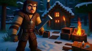 выживание в Майнкрафте 2 серия